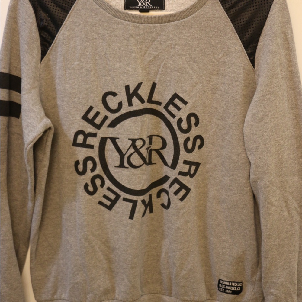 Young&Reckless Crew Neck W/ Mesh Inlay